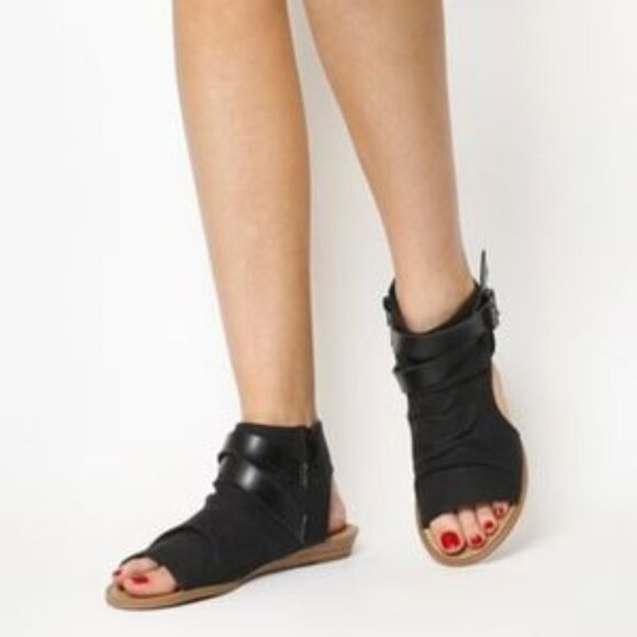 Blowfish Malibu Balla Sandal in Black Canvas - Size 10 - Picture 12 of 16